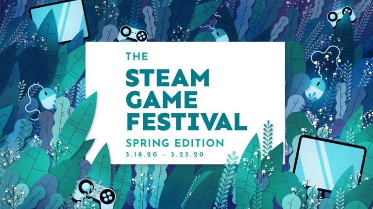 Promotional image for Steam Game Festival.