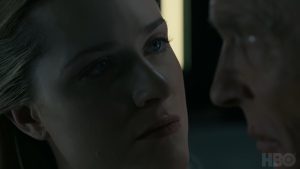 Image of two old friends meeting except one of them is a robot who wants to murder the other one.