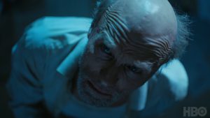 Image of Ed Harris looking up like oh man