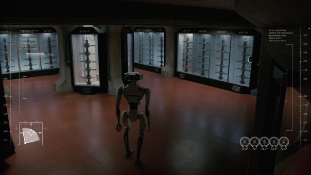 Screengrab of Serac's lab