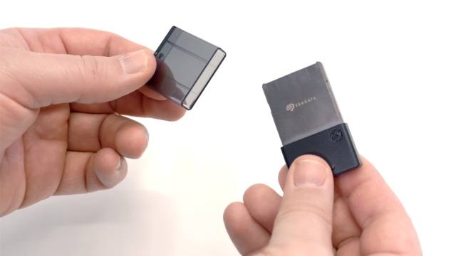 Labāk vai sliktāk, Seagate SSD paplašināšanas kartes ir vienīgais oficiālais veids, kā palielināt Xbox Series S vai Series X krātuvi pašreizējās paaudzes spēlēm.