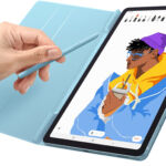 The Galaxy Tab S6 Lite. It comes with a pen.