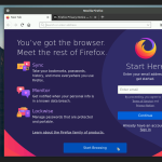 Ta-da! We've got a launcher for Firefox on the desktop, and it works&mdash;as does Firefox.