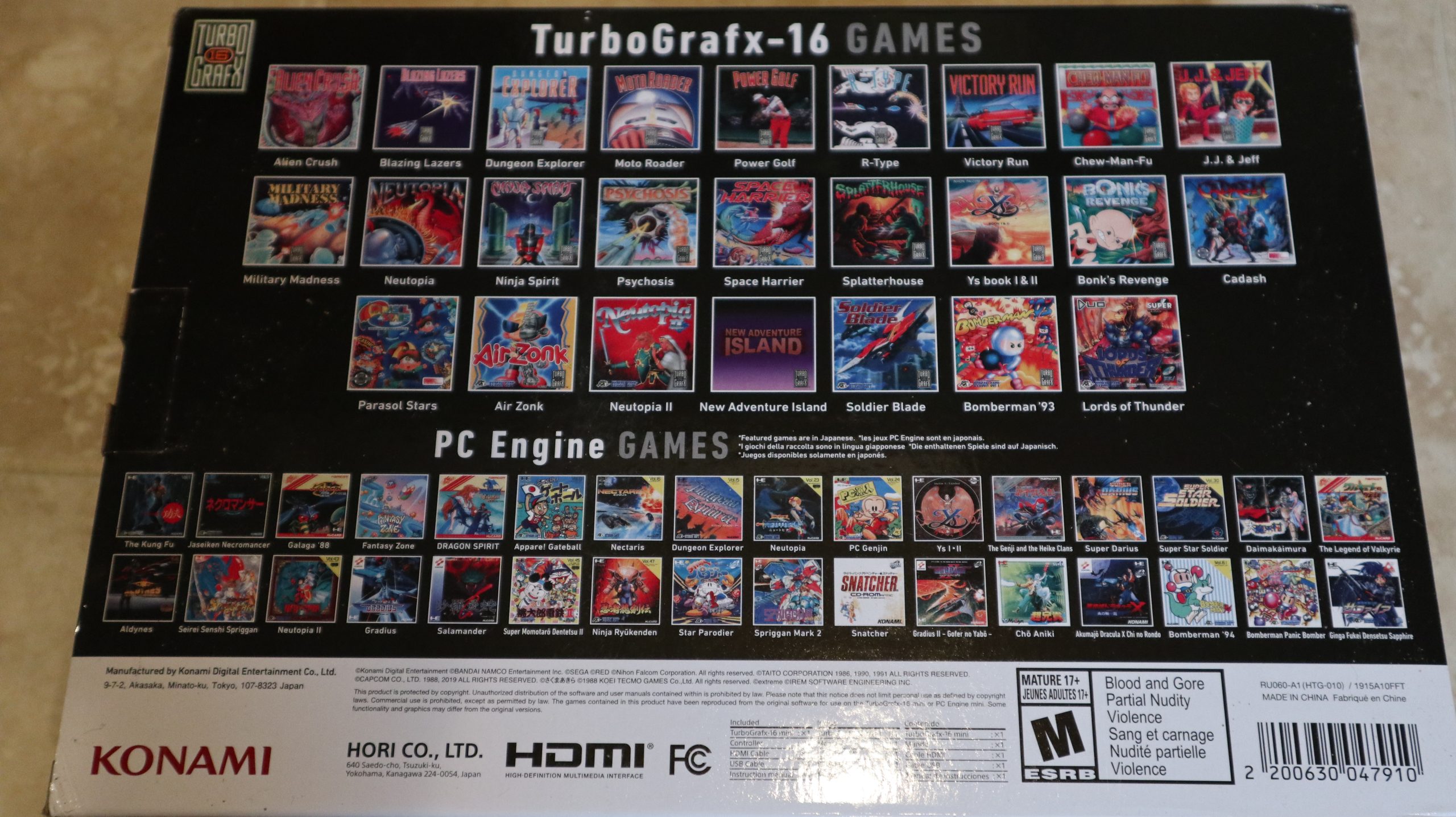 Turbo sold Grafx 16 - Space Harrier - Complete in Case w/ Manual - Tested