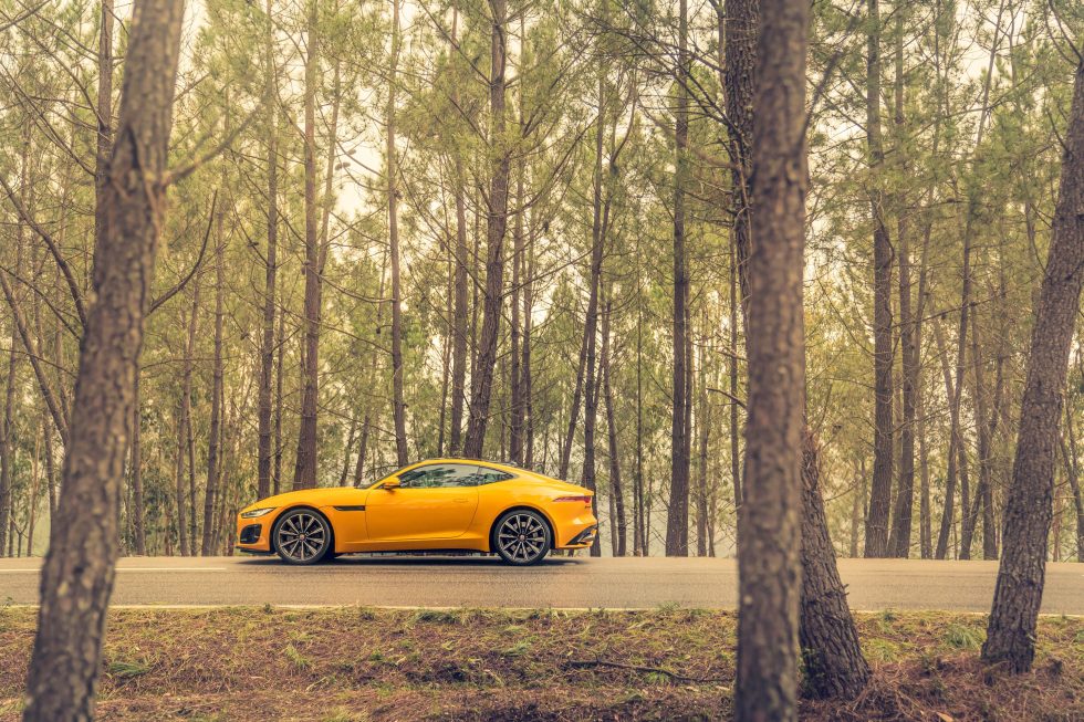 The biggest change to the F-Type is a new headlight.