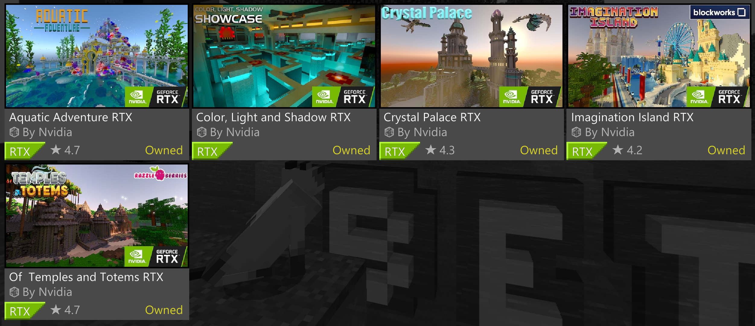 minecraft rtx beta features