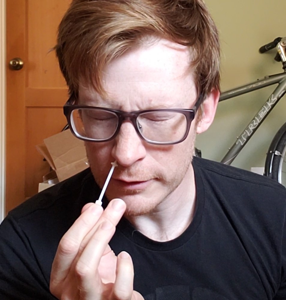 I probed my nasal cavity for the new coronavirus—here’s what I found