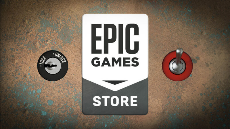 Epic Games logo next to a slot.
