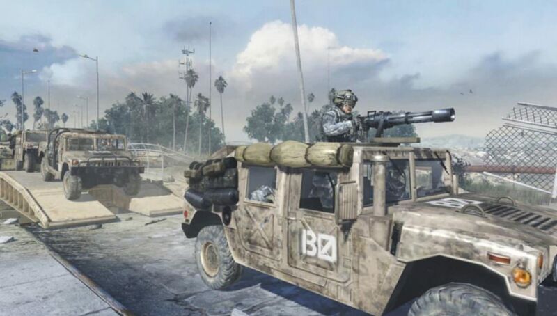 Depicting a Humvee like this in <em>Call of Duty</em> is allowed by the First Amendment, a federal judge has ruled.