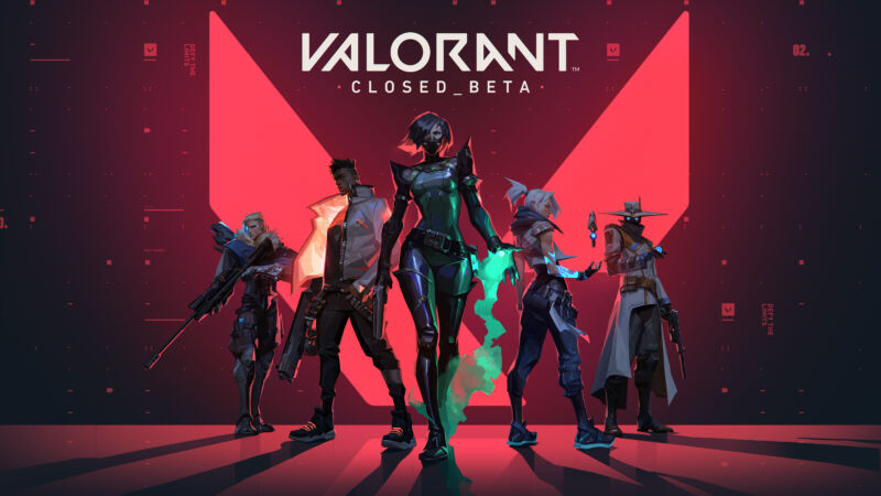 Promotional image for video game Valorant.