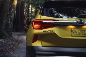 The back of a Kia Seltos