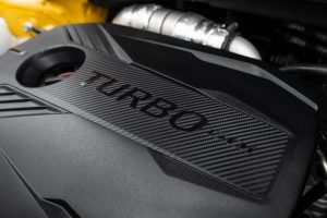 The engine cover of the Kia Seltos