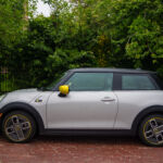 The SE is almost identical in size to a regular Mini Cooper, although it rides about an inch higher. The batteries don't compromise interior volume, but there wasn't much of that to begin with.