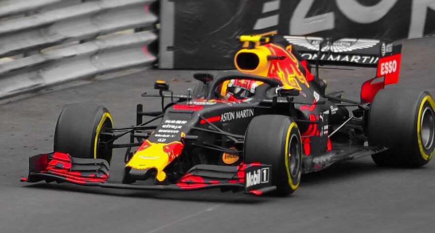 Red Bull’s Pierre Gasly in his RB15. Gasly would finish the race in fifth place but would be demoted from the team later in the season.