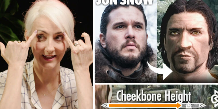 Generating Game of Thrones characters in Skyrim’s character creator