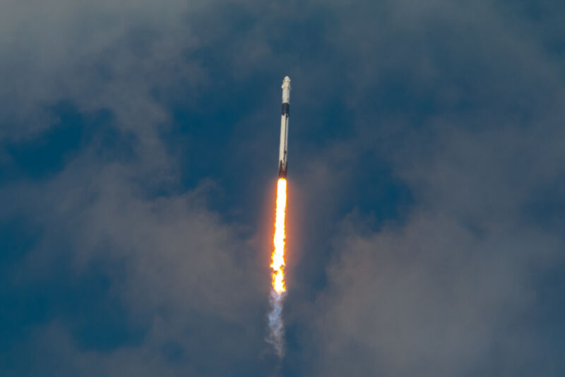 The Falcon 9 Rocket Climbs To Space On Saturday.