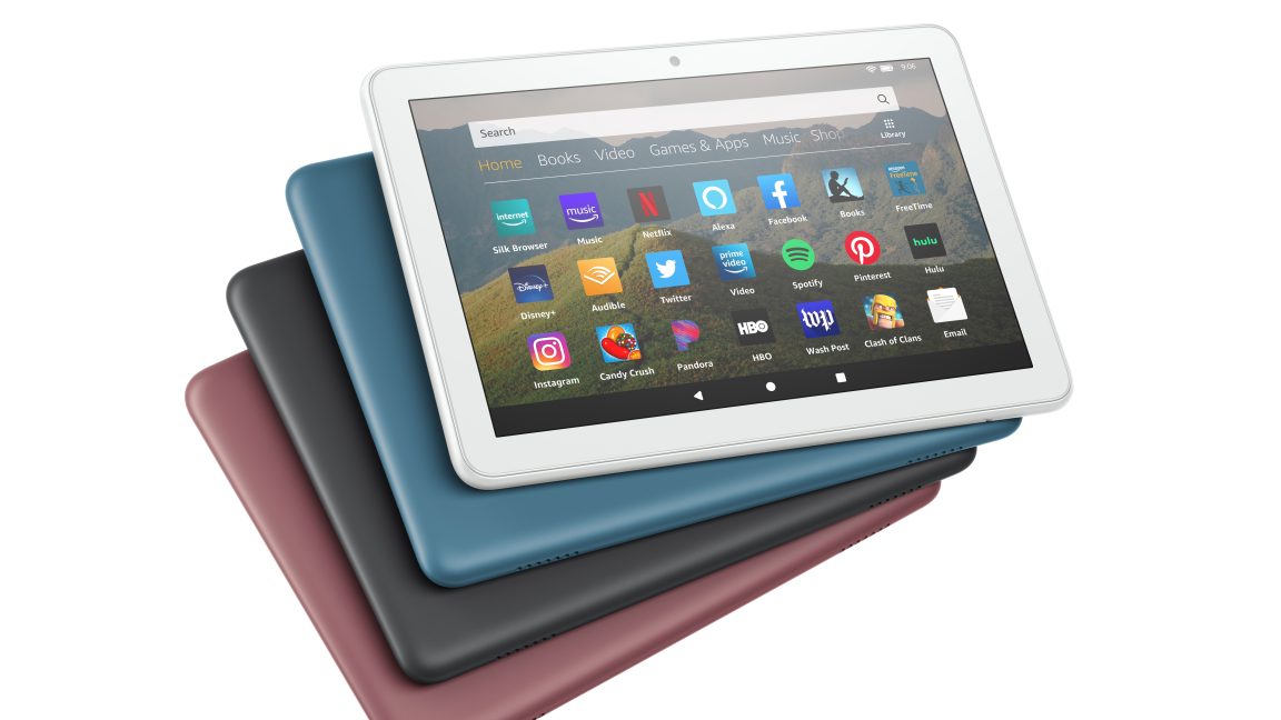 Fire HD 8 in four colors