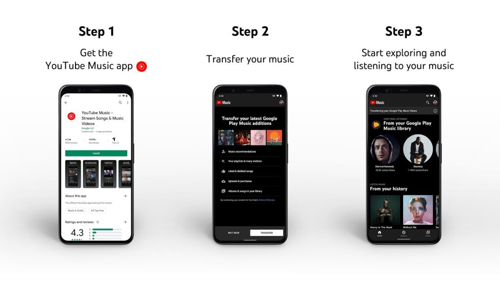 download google play music library