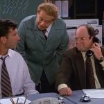 A still image from the TV show Seinfeld.