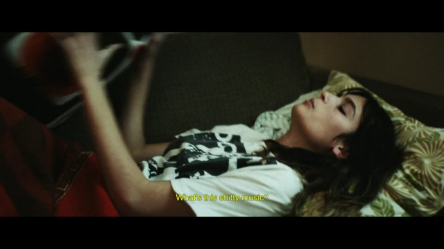 Screen shot from the film Le Choc du Futur