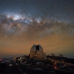 Southern sky over La Silla, ESO's first observatory site, just after sunset.