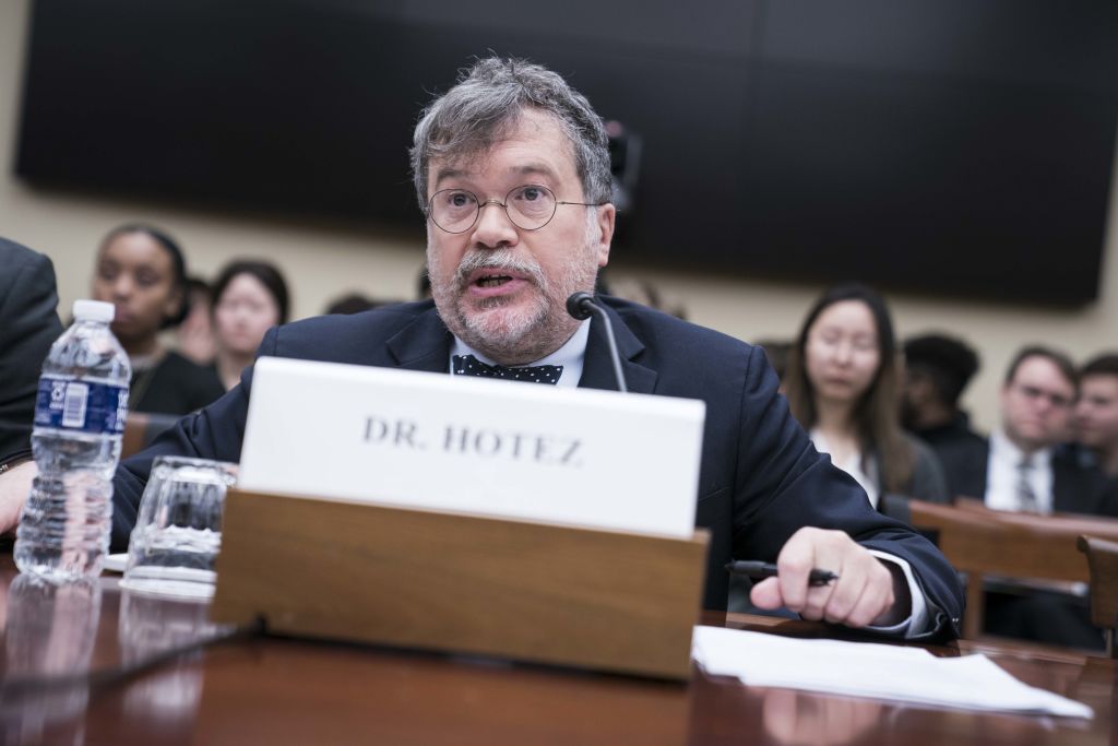 Peter Hotez, a professor at the Baylor College of Medicine, says the development of a vaccine should not be viewed as a manufacturing problem.
