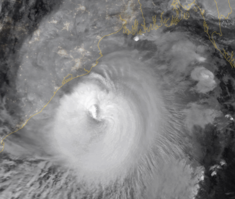 Tropical Cyclone Amphan nears the coasts of India and Bangladesh on May 19.