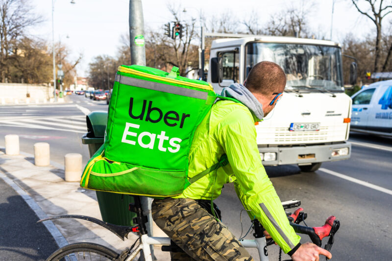 grubhub on a bike