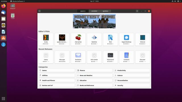Ubuntu Software received a slight makeover in 20.04.