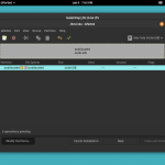 As with most distros, Custom install leads you into a disk partitioner&mdash;Gparted, in this case.