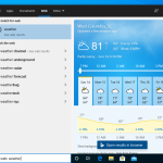 The Web pane of a standard Windows-key search result has a new and updated design. It looks pretty nice, if you're into searching the Internet from your start menu.