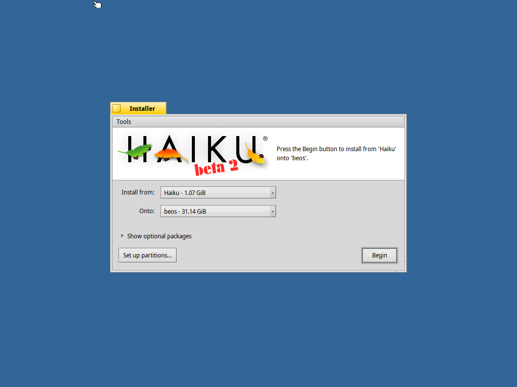 , En decideret ikke-Linux distro gennemgang: Haiku R1/beta2