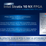 When you need higher densities and better efficiency than a general-purpose CPU can provide, you build an ASIC. Stratix is Intel's answer to AI-targeted ASICs.
