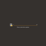 The LUKS passphrase entry dialog is rendered graphically.
