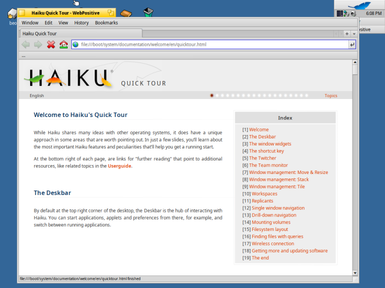 A decidedly non-Linux distro walkthrough: Haiku R1/beta2 - Ars Technica
