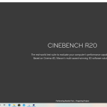 I didn't know there was a "preparation" stage for Cinebench R20. It took the EVOO quite a long time (several minutes) to chew through.