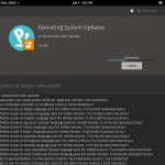 Clicking details while updates are installing allows more advanced (or impatient) users to see each actual package as it's downloaded and installed in an embedded log.