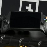 The 7-inch Android tablet, a JXD S192k, that comes with Spot.