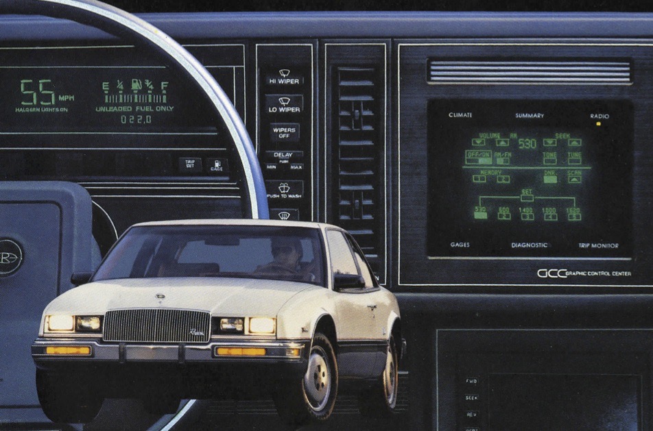 The Buick Riviera Had A Touchscreen Display Way Back In 1986