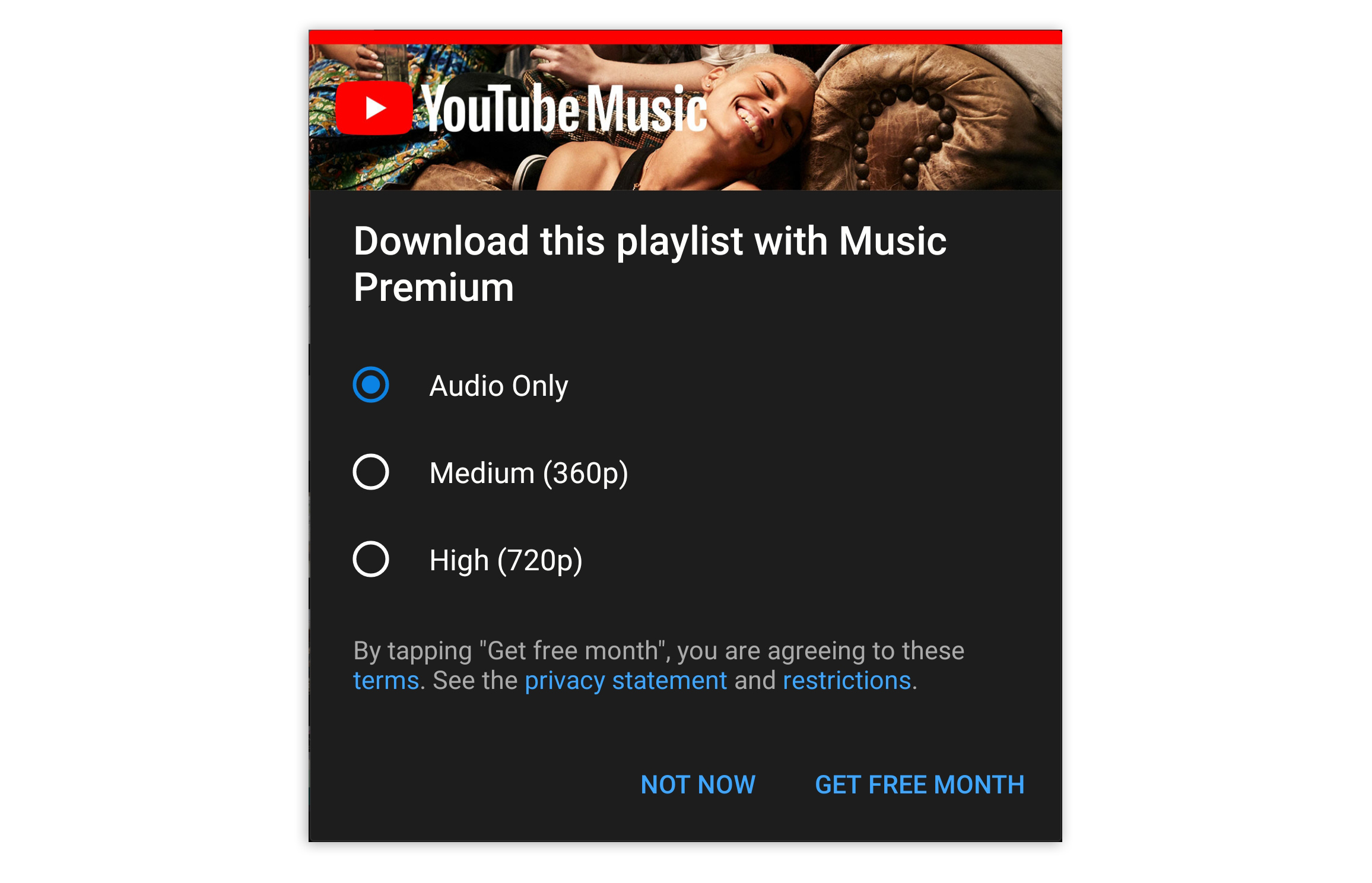 Download youtube premium online music