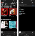 Getting to the right interface is terrible though. I have no idea what the "front page" on the left is. Sections like "Songs" start in a mostly-empty "YT Music" tab and you have to switch to "Uploads" to see your songs.