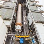Here's the first stage inside the Mobile Launch Platform.