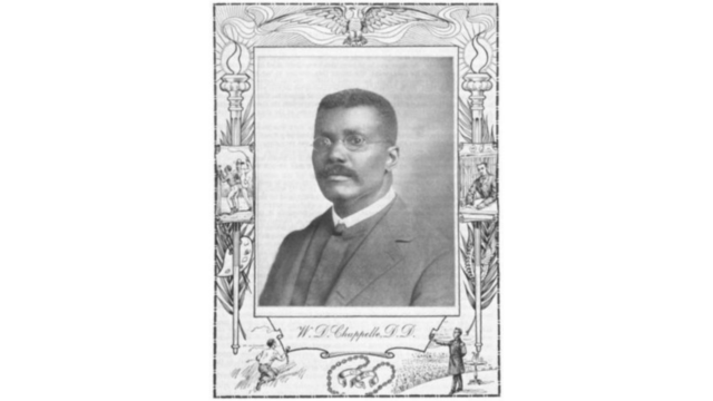 Bishop William David Chappelle, Dave's great grandfather, who lead a black delegation to Woodrow Wilson's White House.