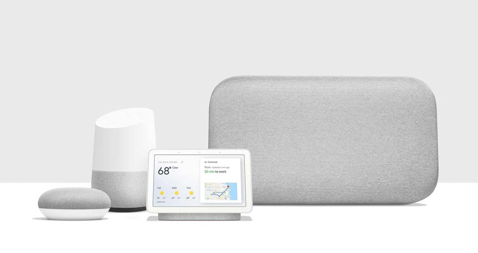 The Google Home / Google Nest family of speakers. You need to pay a monthly fee to use them with YouTube Music.