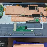 With the battery removed, we can see that there's no chassis fan, and no place for one.