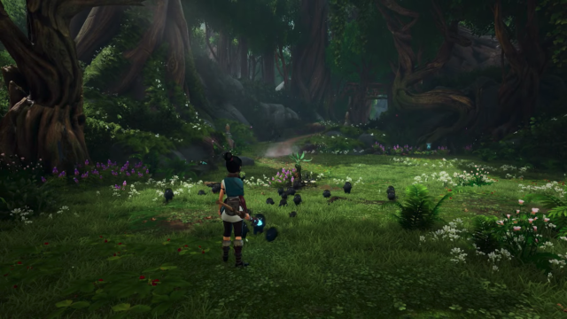 Another 2021 favorite of ours, the third-person action-adventure game <em>Kena: Bridge of Spirits</em>.