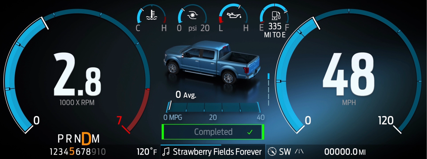 This is what Ford’s new F-150 display and infotainment system looks