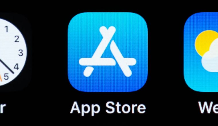 Captura de pantalla del icono de la App Store.