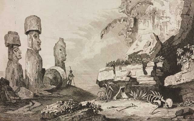 Monuments of Easter Island, 1836.