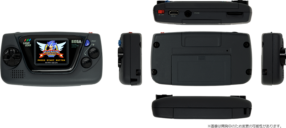 Sega Game Gear Micro Mini Console (Japan Import) - Black, 4 Preloaded Classic Games, NTSC-J, 30th Anniversary Edition